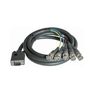 Переходный мониторный кабель VGA (HD15) Вилка на 5 BNC (Вилки), 75 Ом